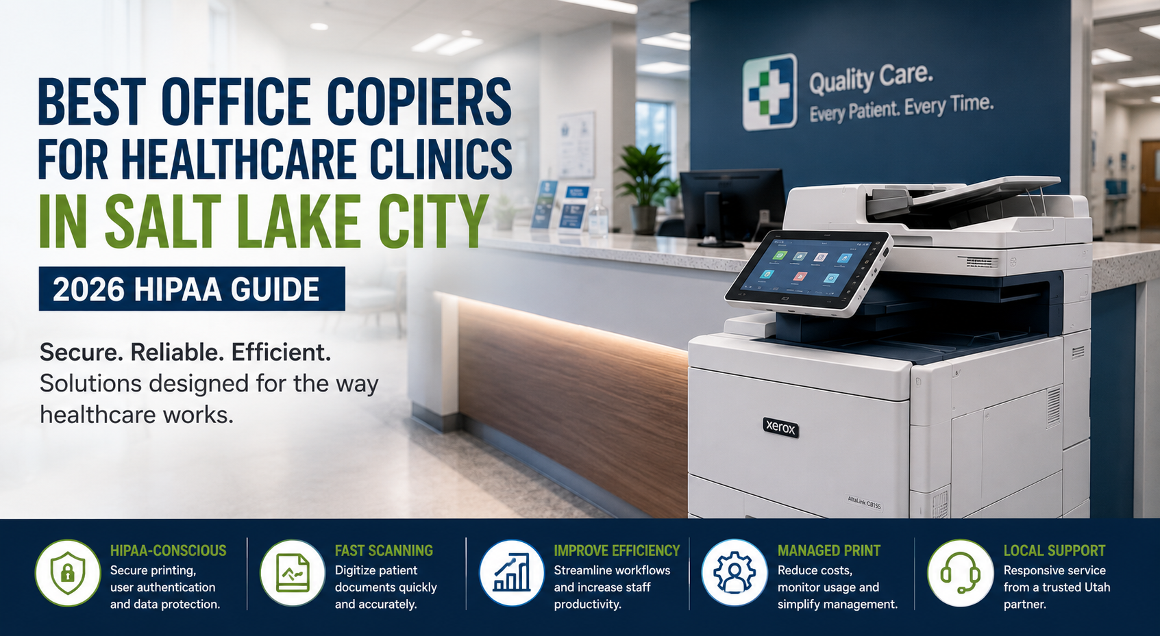 Best office copiers for healthcare clinics in Salt Lake City