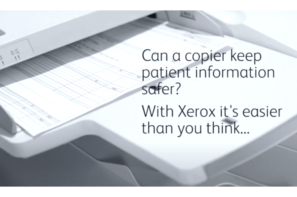 Xerox - Heathcare - Youtube - Thumbnail - Patient - Information - Security